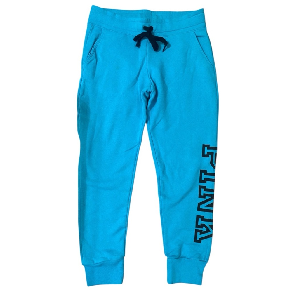 NWOT PINK Victoria's Secret Blue Joggers with Tapered Fit Size Small